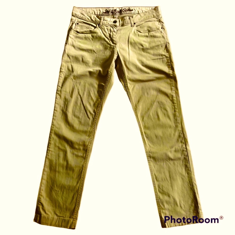 Vintage Kookai jeans, US size 10/12 (EU size 42), tan brown